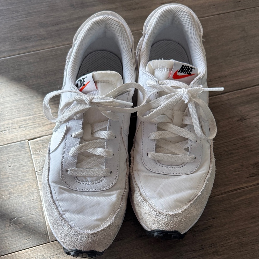 Nike Women's Classic White and Gray Sneakers
